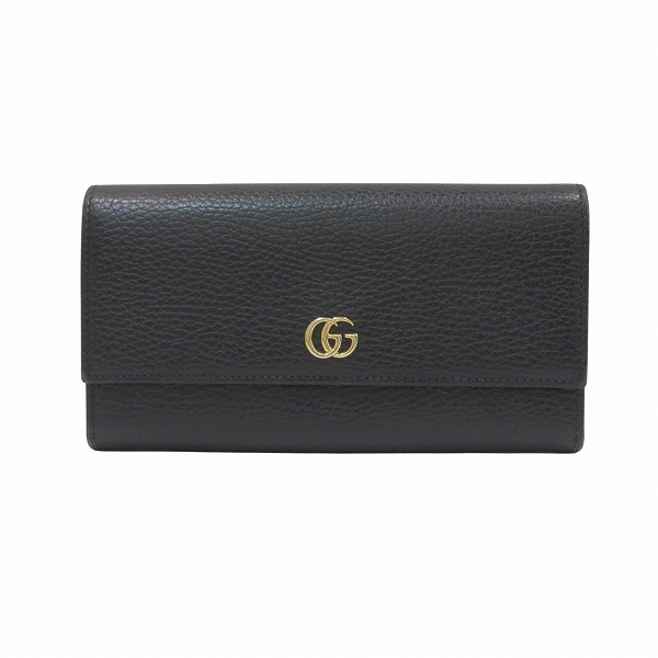 グッチ GUCCI GGマーモント コンチネンタル ウォレット 456116 長財布 ユニセックス 送料無料 【中古】