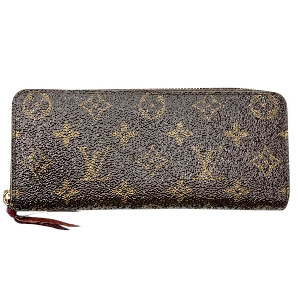 ルイヴィトン Louis Vuitton モノグラム ポルトフォイユ・クレマンス M60742 長紙入れ レディース 貨物輸送無料 【中古】