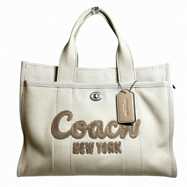コーチ COACH カーゴトート CP163 2WAY バッグ トートバッグ ショルダーバッグ レディース 送料無料 【中古】｜ワンダープライス　店