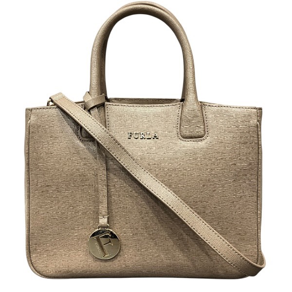 フルラ FURLA カミラ 2WAY ベージュ バッグ ショルダーバッグ レディース 送料無料 【中古】