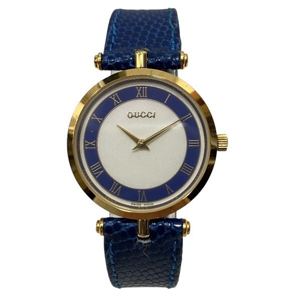 楽天市場】グッチ シェリーライン レディース 腕時計 クオーツ 青
