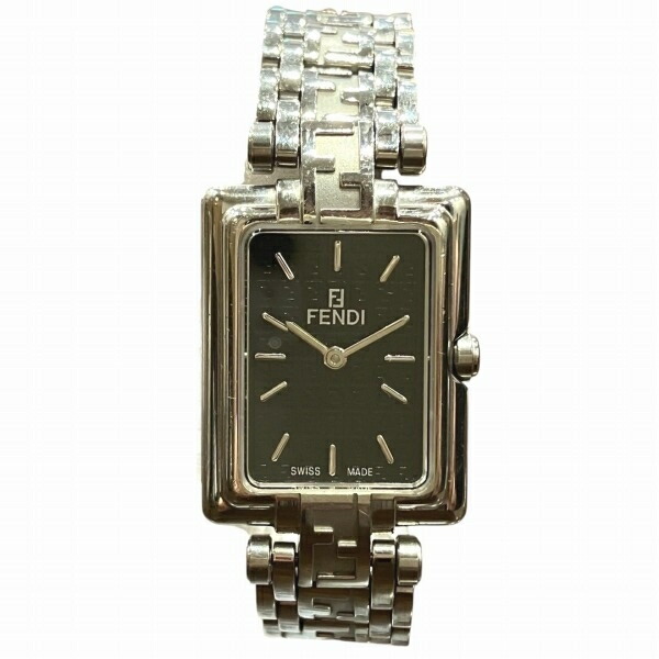 楽天市場】【ウォッチ】FENDI フェンディ オロロジ ズッカ 黒文字盤 SS