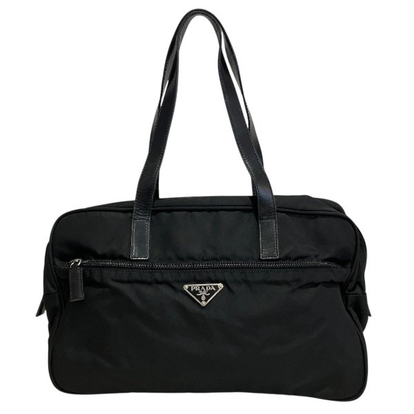 楽天市場】プラダ PRADA ハンドバッグ ナイロン ダークブラウン