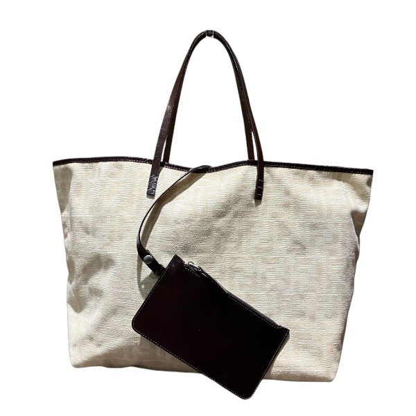 楽天市場】【バッグ】FENDI フェンディ ズッカ柄 ハンドバッグ トート