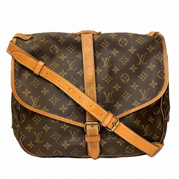 ルイヴィトン Louis Vuitton モノグラム ソミュール35 M42254 御徒面子 ショルダーバッグ レディース 貨物輸送無料 【中古】