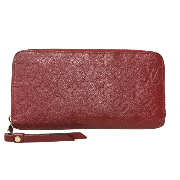 ルイヴィトン Louis Vuitton モノグラム ジッピーウォレット M60547 長紙入れ レディース 貨物輸送無料 【中古】