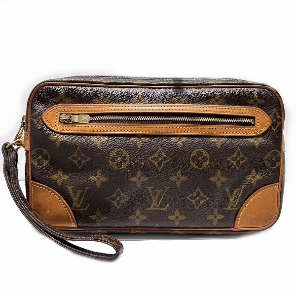 ルイヴィトン Louis Vuitton モノグラム マルリー ドラゴンヌPM M51827 御徒面子 クラッチペダル御徒面子 二つ目御徒面子 メンズ 貨物輸送無料 【中古】