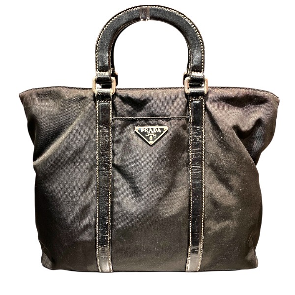 プラダ PRADA テスートナイロン ナイロン×レザー バッグ ハンドバッグ レディース 送料無料 【中古】|ワンダープライス 店