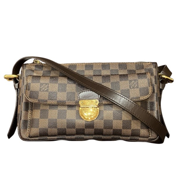 ルイヴィトン Louis Vuitton ダミエ ラヴェッロGM N60006 曲がった掛け 御徒面子 ショルダーバッグ レディース 貨物輸送無料 【中古】