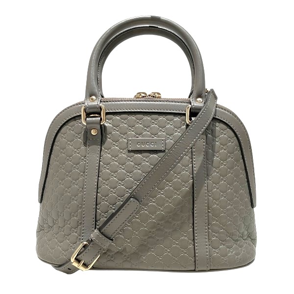 グッチ GUCCI マイクログッチシマ 449654 2WAY バッグ ハンドバッグ ショルダーバッグ レディース 送料無料 【中古】|ワンダープライス 店