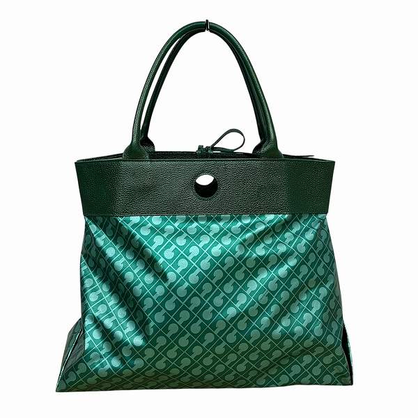 ゲラルディーニ 緑であること ナイロン 御徒面子 トートバッグ レディース 貨物輸送無料 【中古】
