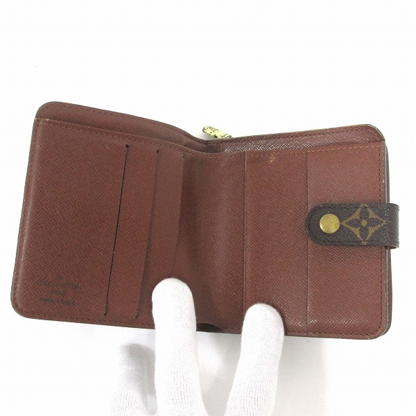 Wonder Price: Louis Vuitton Louis Vuitton folio wallet monogram compact zip M61667 ★★ | Rakuten ...
