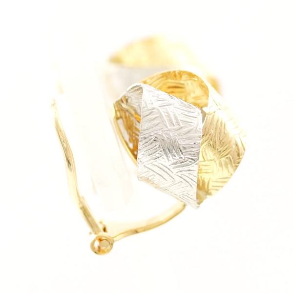 pt900白金k18yg耳环原料金属二手货珠宝