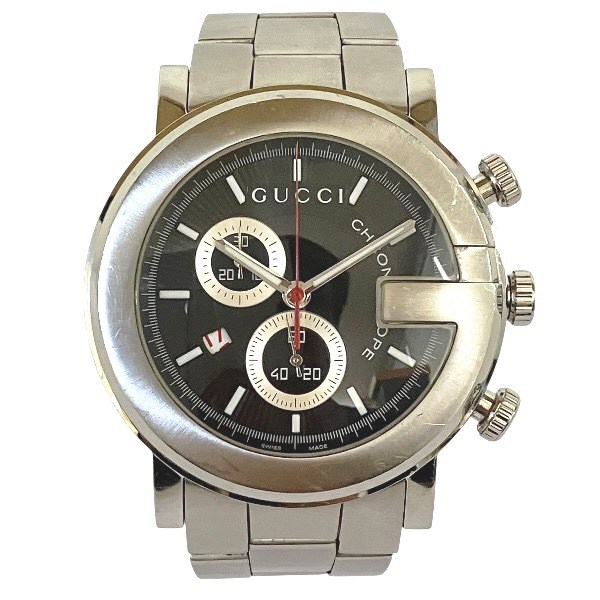 グッチ GUCCI Gクロノ 101M 石英 時辰儀 ウオッチ メンズ 貨物輸送無料 【中古】