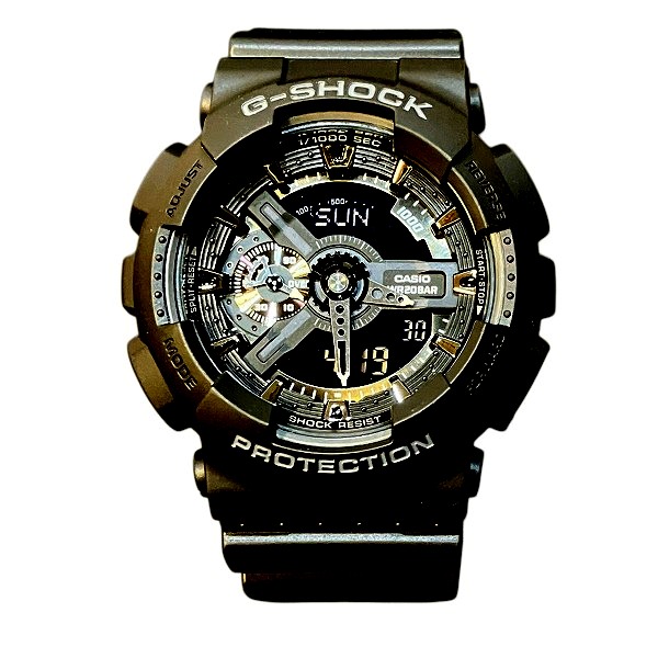 カシオ G-SHOCK GA-110-1BJF クォーツ 時計 腕時計 メンズ 未使用品 送料無料 【中古】