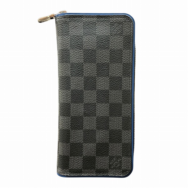 ルイ ヴィトン ヴェルティカル ダミエ グラフィット 長財布 ラウンドファスナー LOUIS VUITTON ルイヴィトン ジッピーウォレット・ヴェル