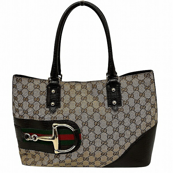 グッチ GUCCI シェリー 137385 ホースビット バッグ トートバッグ レディース 送料無料 【中古】｜ワンダープライス　店