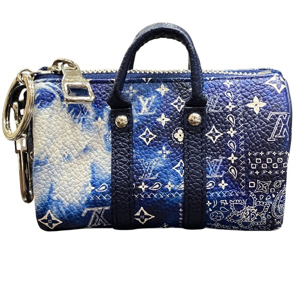 ルイヴィトン Louis Vuitton モノグラム バンダナ オポルト クレ 合切袋 MP3337 ブランド名小物 キーホルダー 御徒面子引きつける ユニ一発やる 貨物輸送無料 【中古】