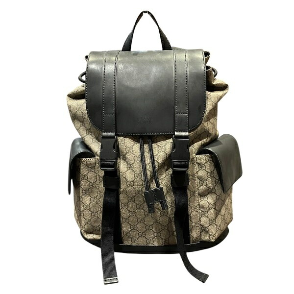 グッチ GUCCI GGスプリーム 450958 御徒面子 背嚢 上半身御徒面子 ユニ一発やる 貨物輸送無料 【中古】