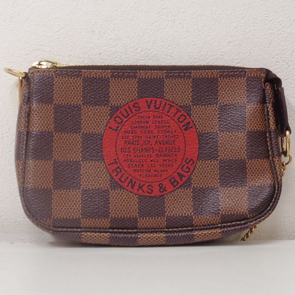 Louis Vuitton ダミエミニポシェットアクセソワール N58011 Bag Porch Lady S