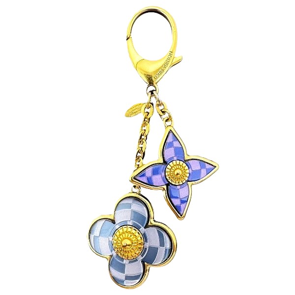 【美品】ルイ・ヴィトン チャーム ビジュー サック シェンヌ・スプリング ルイヴィトン ビジューサックシェンヌ ブルーミングフラワー 現行品