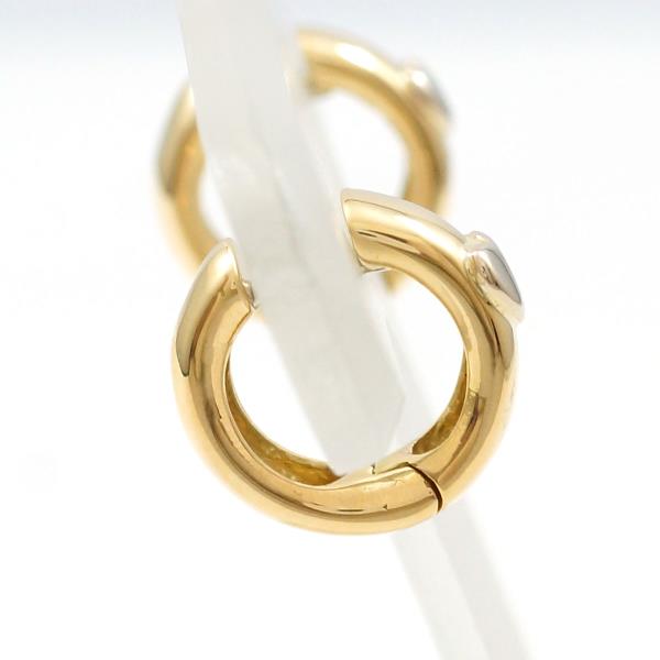 Wonder Price: K18 18-karat gold YG yellow gold WG pierced earrings metal used jewelry ...