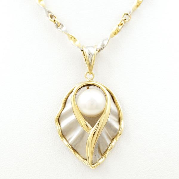 ネックレス ペンダント 柔らかい 中古 ジュエリー 総重量約12 8g カード鑑別書 パール ネックレス K18yg Pt850 プラチナ Pt900 送料無料 ギフトラッピング無料 中古 あす楽 新品同様 Samcentertech Com