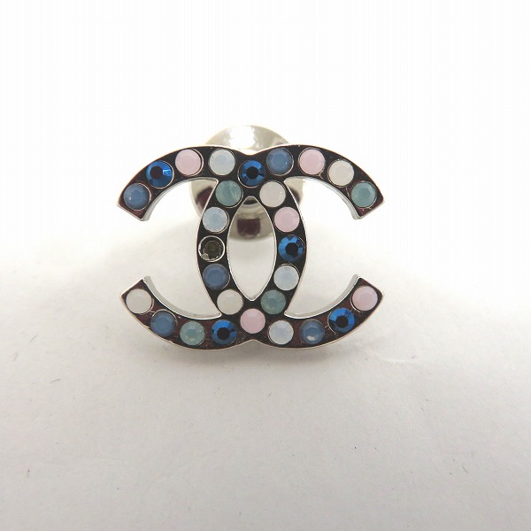シャネル Chanel ココマーク マルチカラーラインストーン 07c ブランド小物 ブローチ レディース 送料無料 中古 あす楽 Prescriptionpillsonline Is