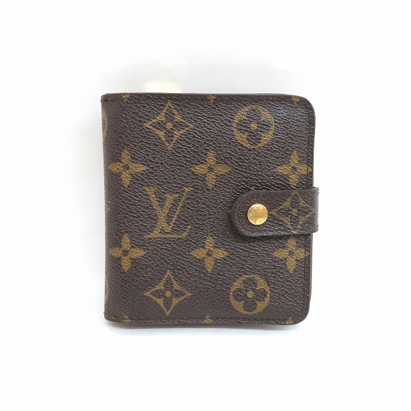 ルイヴィトン Louis Vuitton モノグラム コンパクトジップ M61667 2 