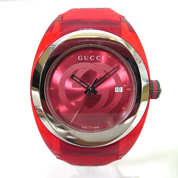 感謝価格 グッチ GUCCI SYNC YA137103A クォーツ 時計 腕時計 メンズ