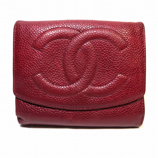 シャネル CHANEL ココマーク X01427 Wホック 2つ折り財布 レディース