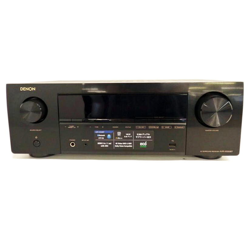 市場 DENON AVサラウンドレシーバー デノン AVR-X550BT AZE27200405944 ピュアオーディオ