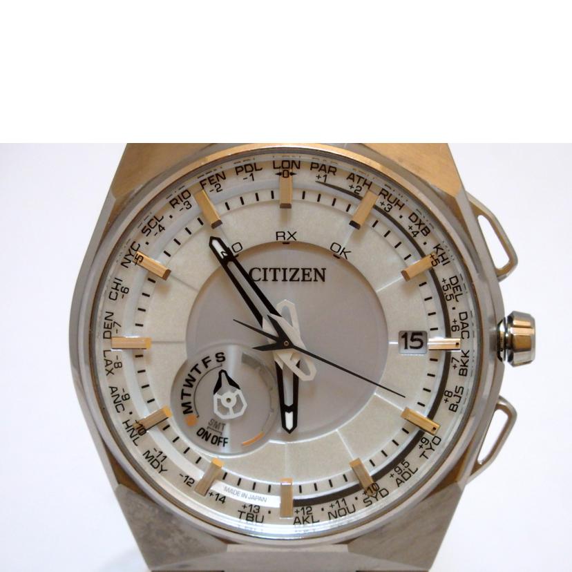 CITIZEN エコドライブサテライトウエーブ F100-T021085 Bランク 時計