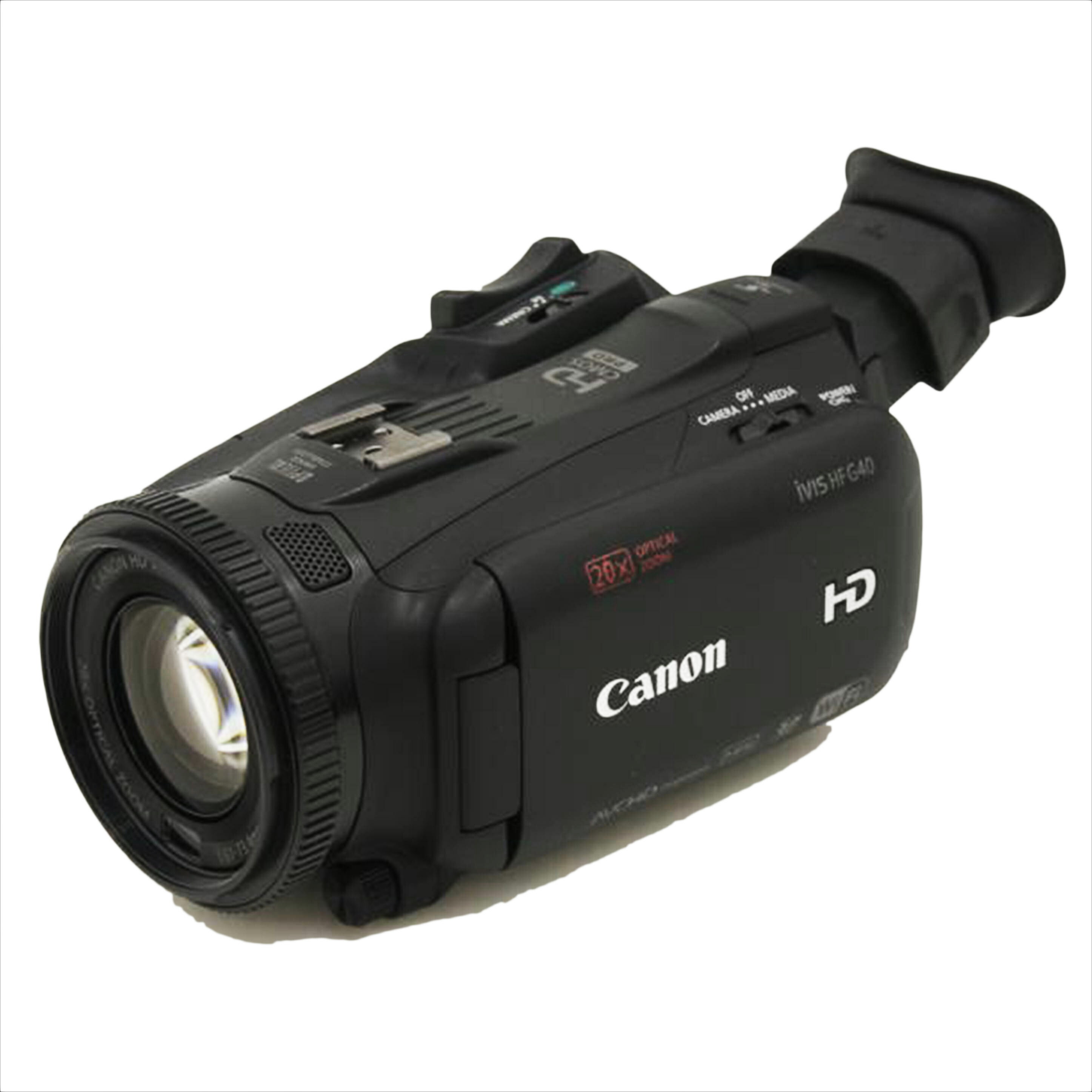 2種類選べる canon iVIS HF G40 ハイアマチュア向けビデオカメラ