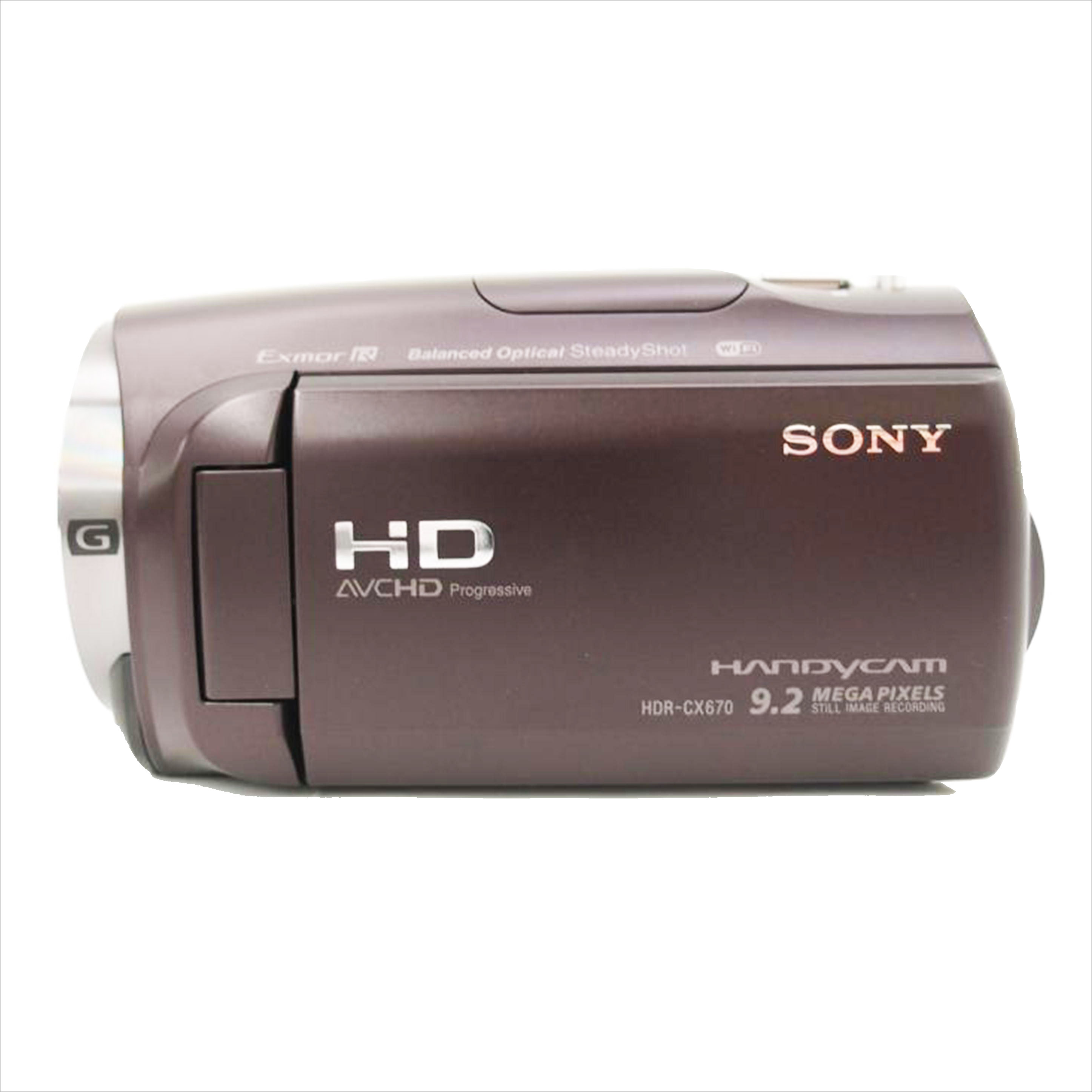 SONY HDビデオカメラ Handycam HDR-CX670 ホワイト 光学30倍 HDR-CX670