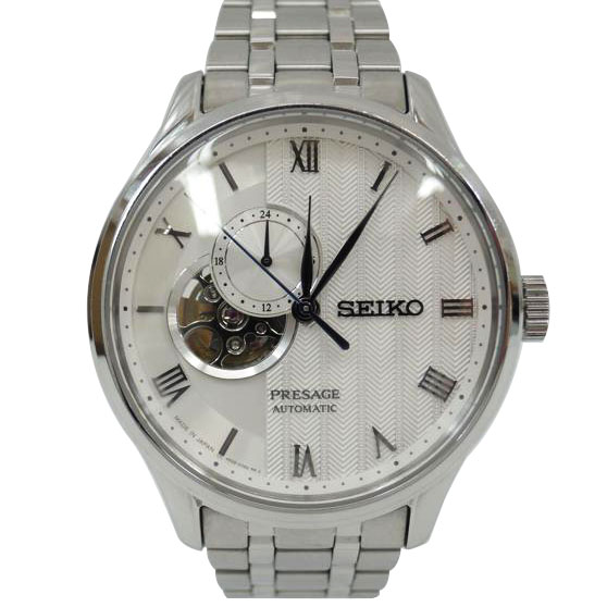 捧呈 SEIKO セイコー プレサージュ 自動巻き 4R39-00W0 995 メンズ時計