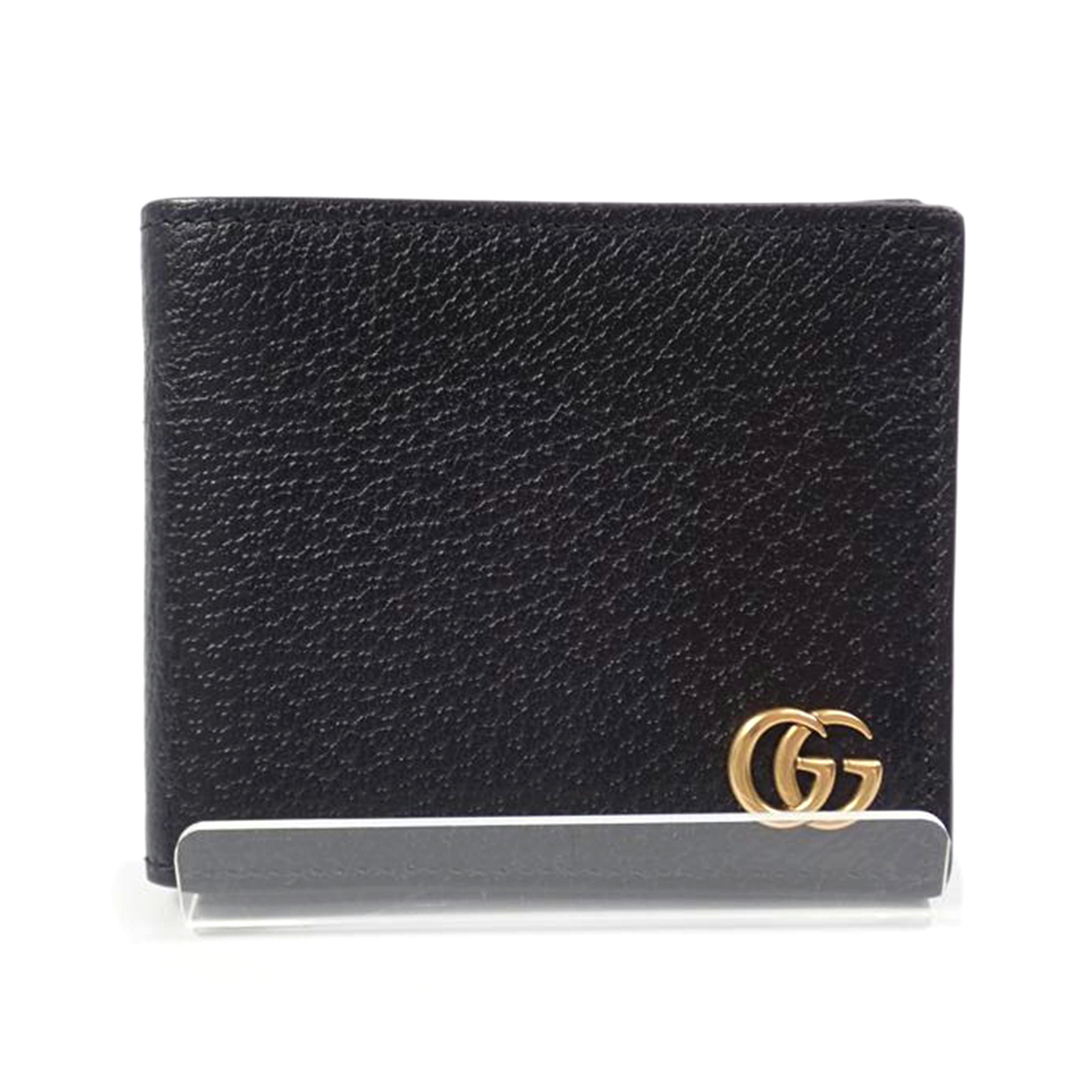 56%OFF!】 GUCCI GGマーモント二つ折り財布 428726 496 グッチ Aランク