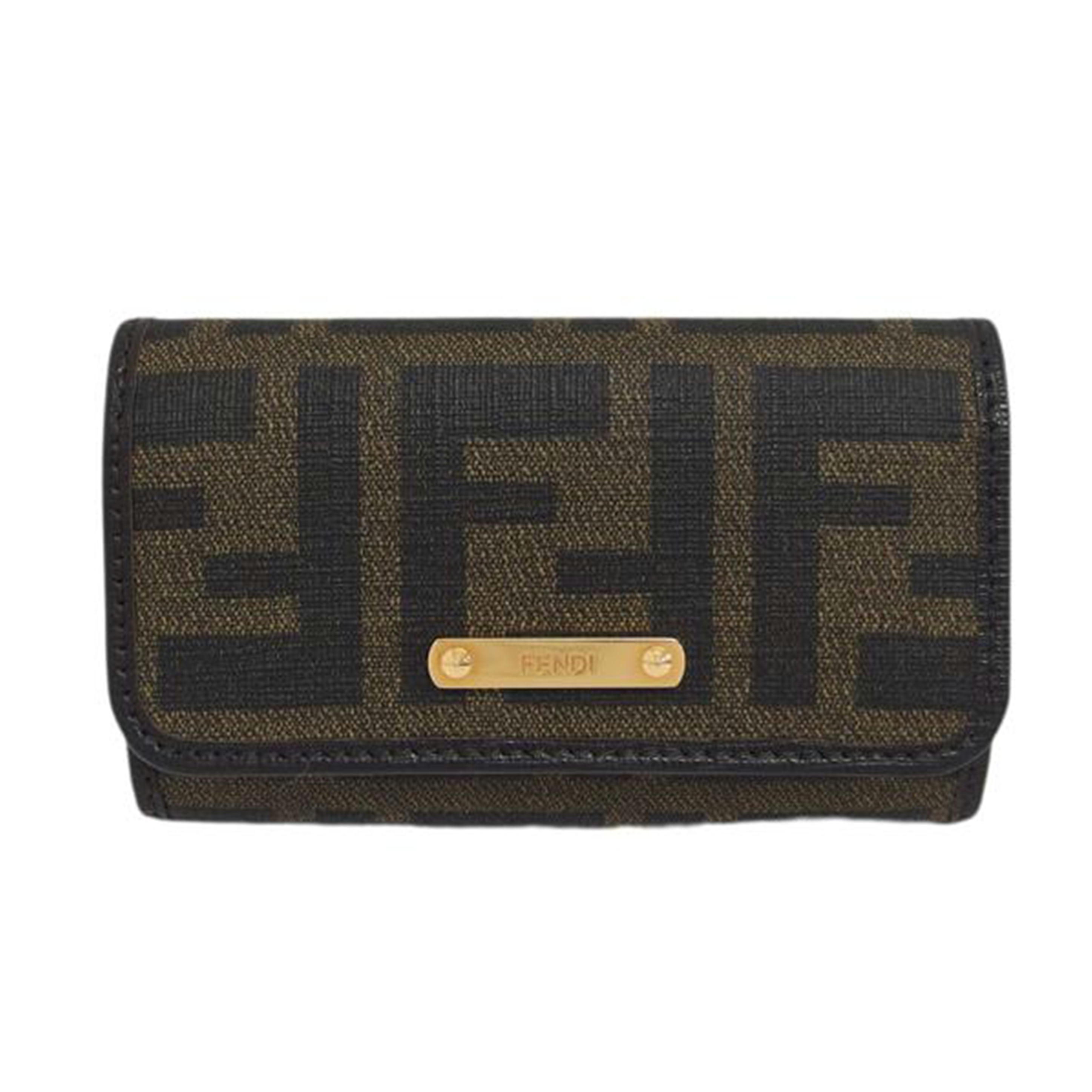 FENDI フェンディ 8AP079 6連キーケース ピンク系 レディース