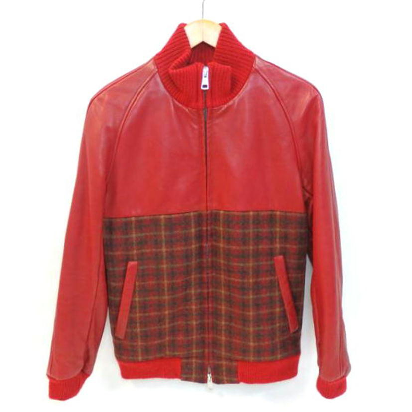 楽天市場】1PIU1UGUALE3 RELAX ストレッチレザーシングルライダース