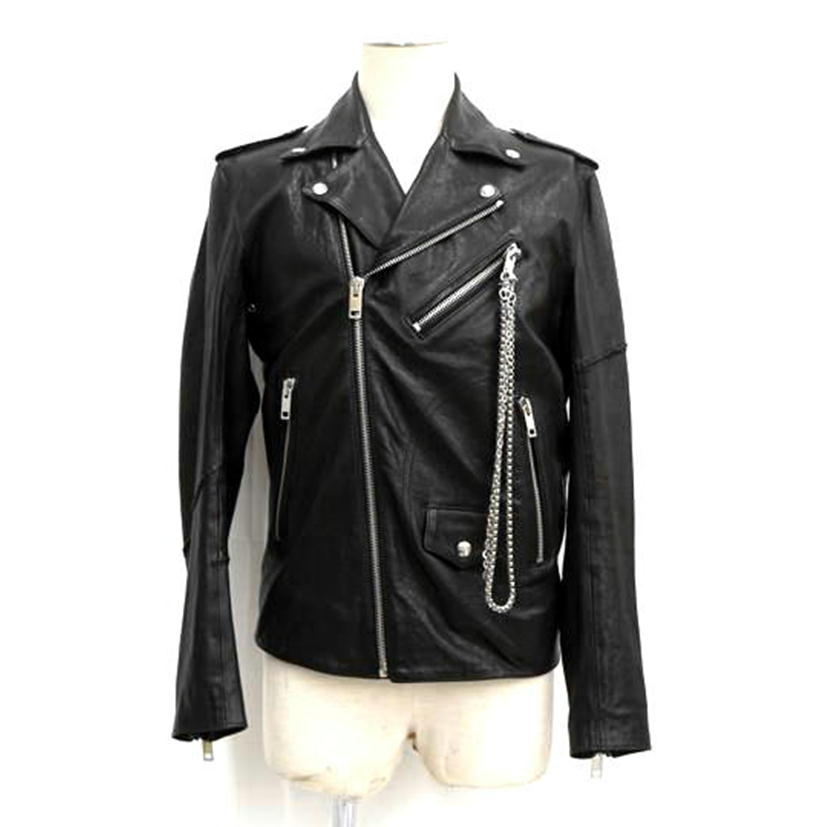 DIESEL セミダブルライダースジャケット ラムレザー 羊革 楽天市場】【DIESEL】ディーゼル RN93243 CA25594 レザー