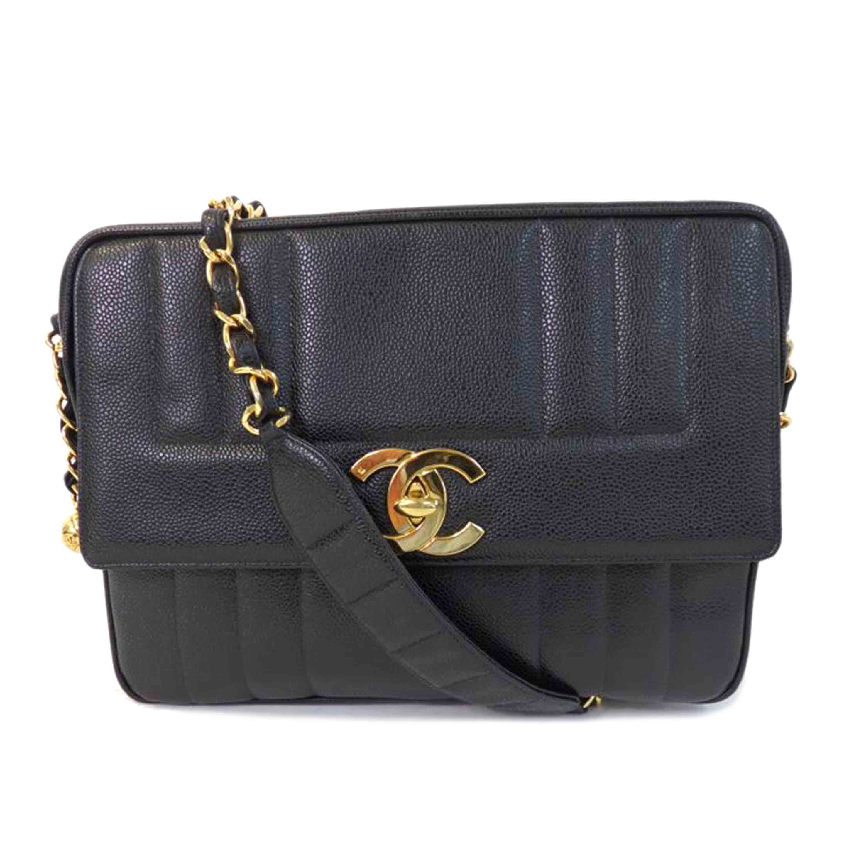 楽天市場】極美品 シャネル CHANEL キャビアスキン マドモアゼル