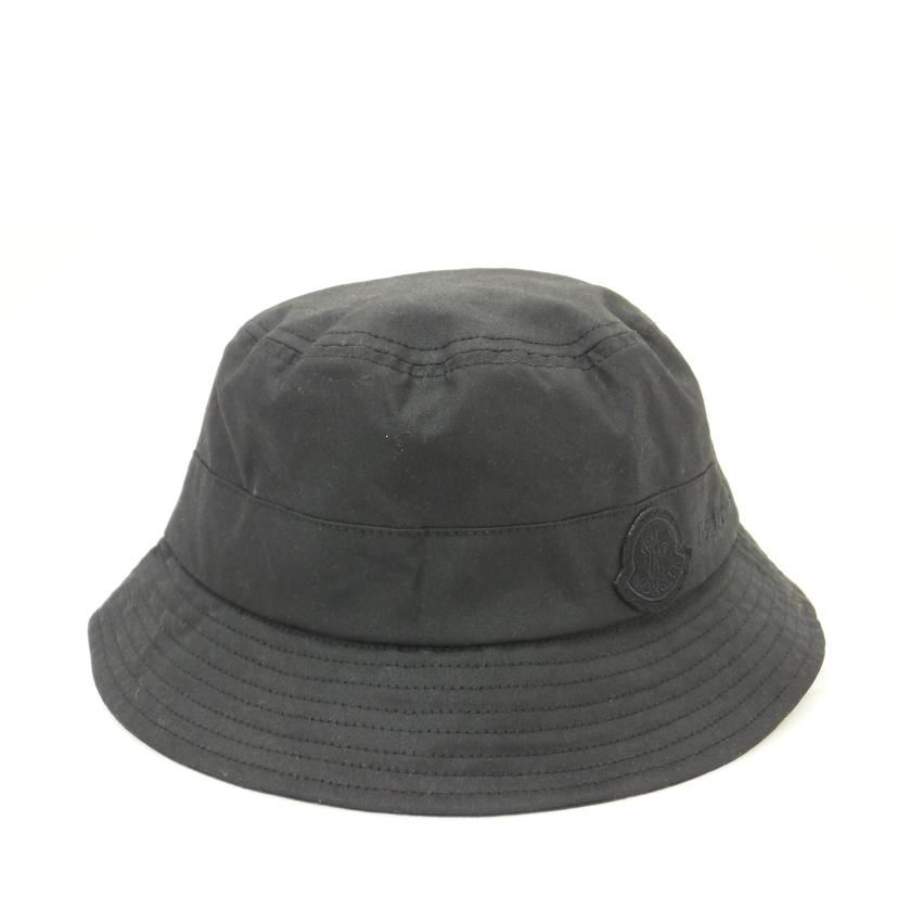 MONCLER モンクレール/Barbourロゴワッペンバケットハット/H20923B00022 M2146/ABランク/88【中古】