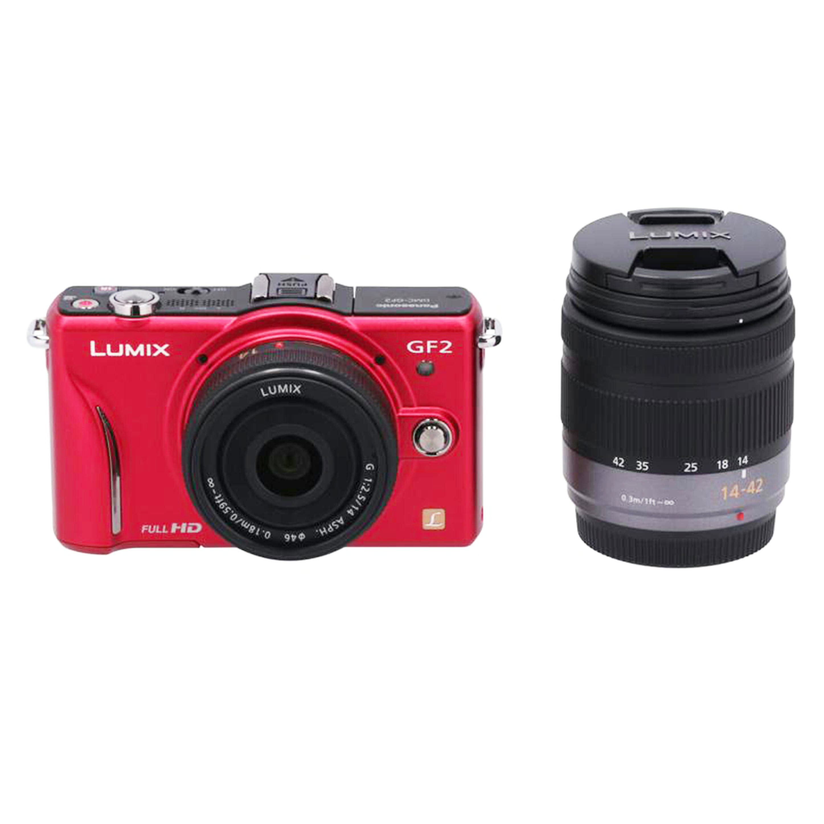 Panasonic パナソニック /ミラーレス一眼ダブルレンズキット/DMC-GF2W/FR0KA502587/Bランク/67【中古】 25,128円
