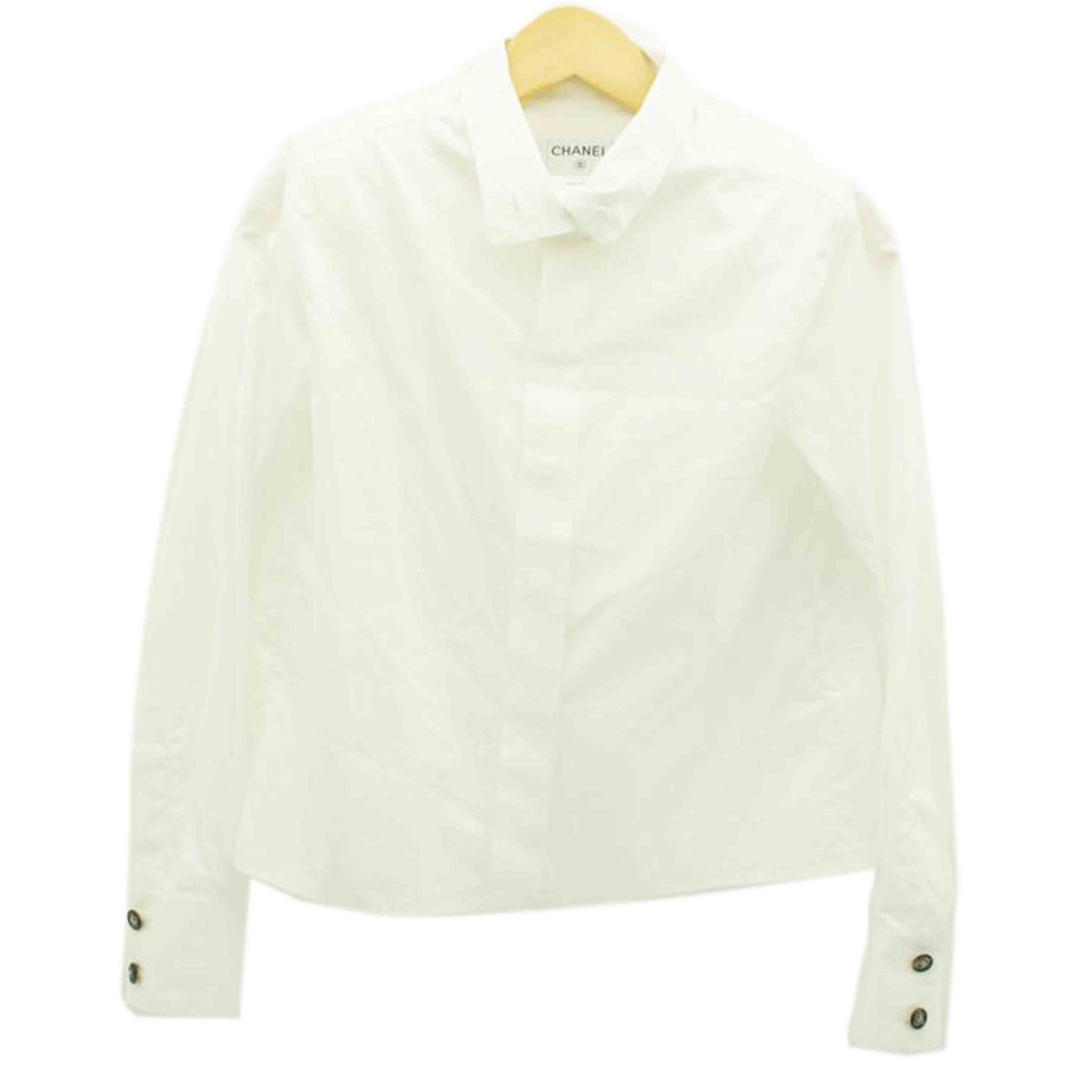 CHANEL - CHANEL  シャネル/フリルシャツ/BCランク/19【中古】 CHANEL - CHANEL シャネル/フリルシャツ/BCランク/19【中古】の