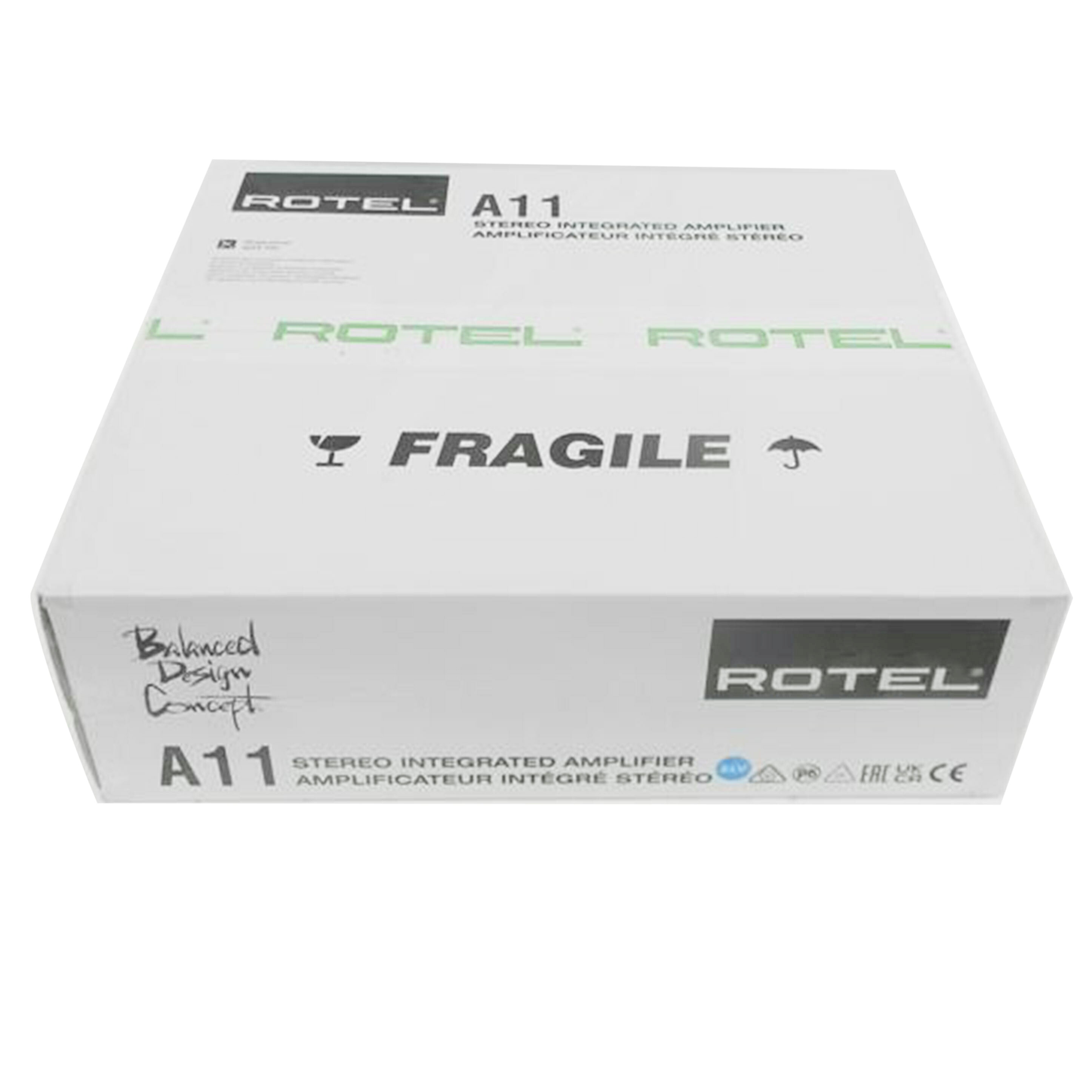ROTEL 置き目電話を掛ける/インテグレーテッドアンプ/A11SILVER/FR017632301005069/S位置づける/20【中古】