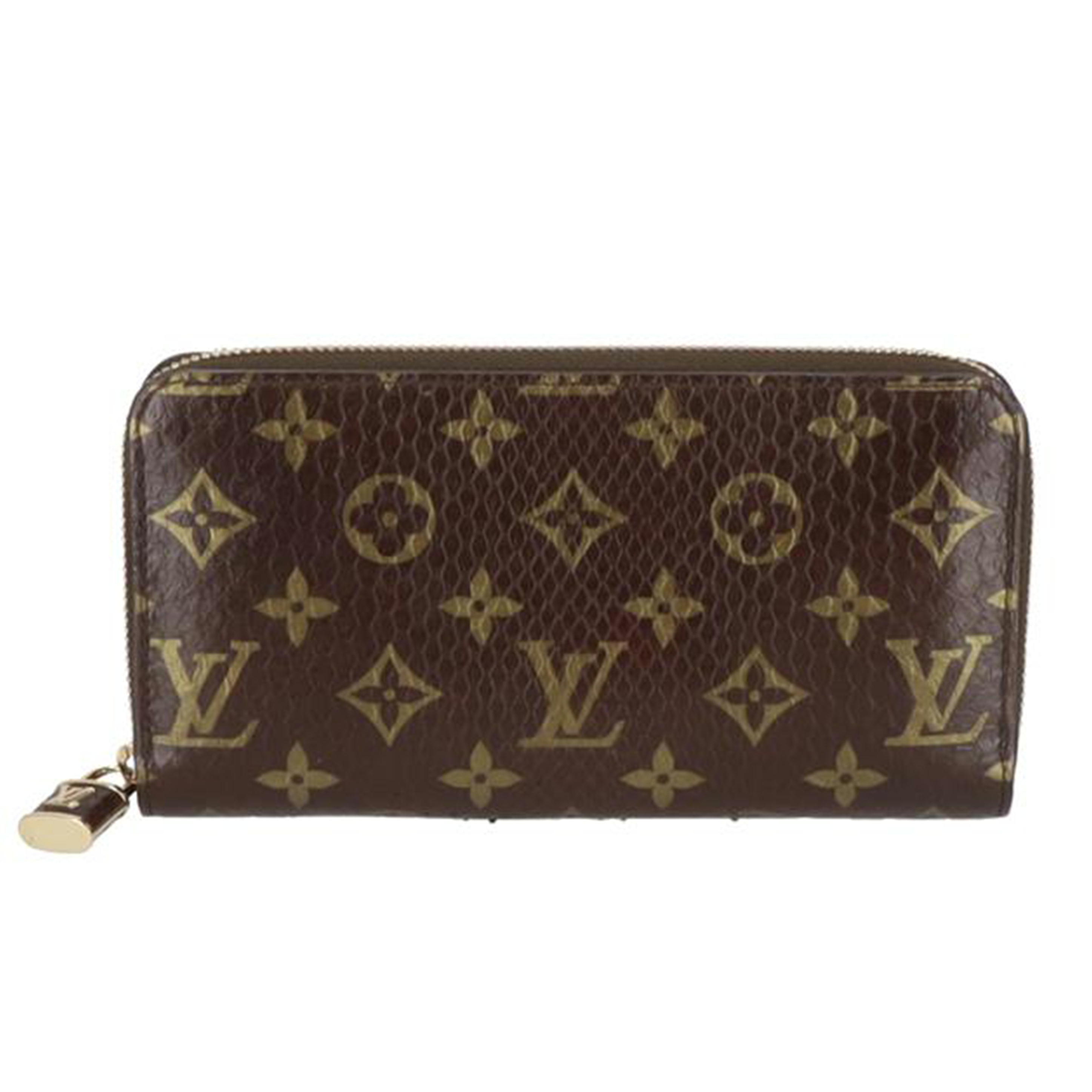 定価60万超◆未使用◆ルイヴィトン ジッピーウォレット パイソン ノワール LOUIS VUITTON】ジッピー・ウォレット・パドロック パイソン