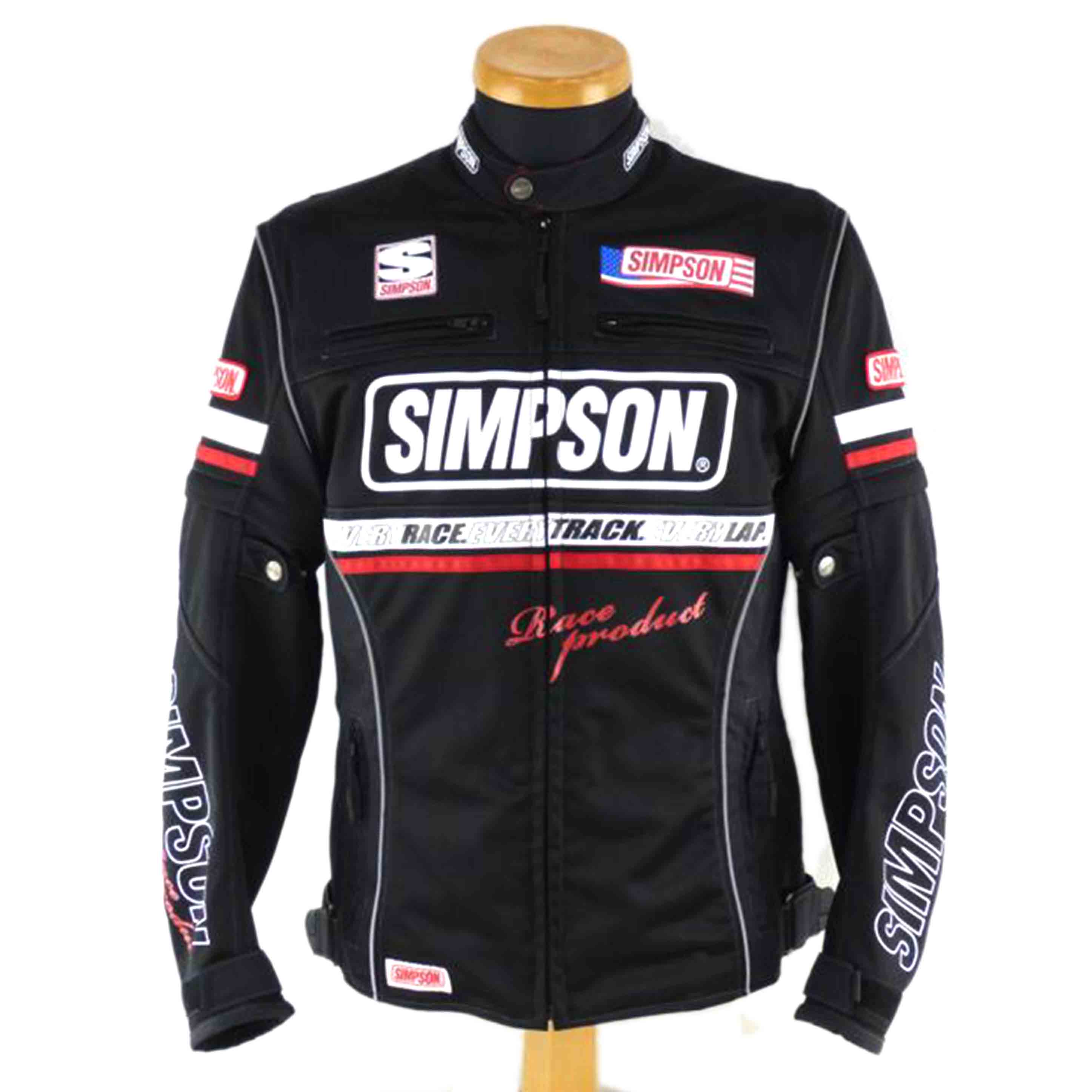 SIMPSON シンプソン/ライダースメッシュジャケット/NORIX/ABランク/64【中古】