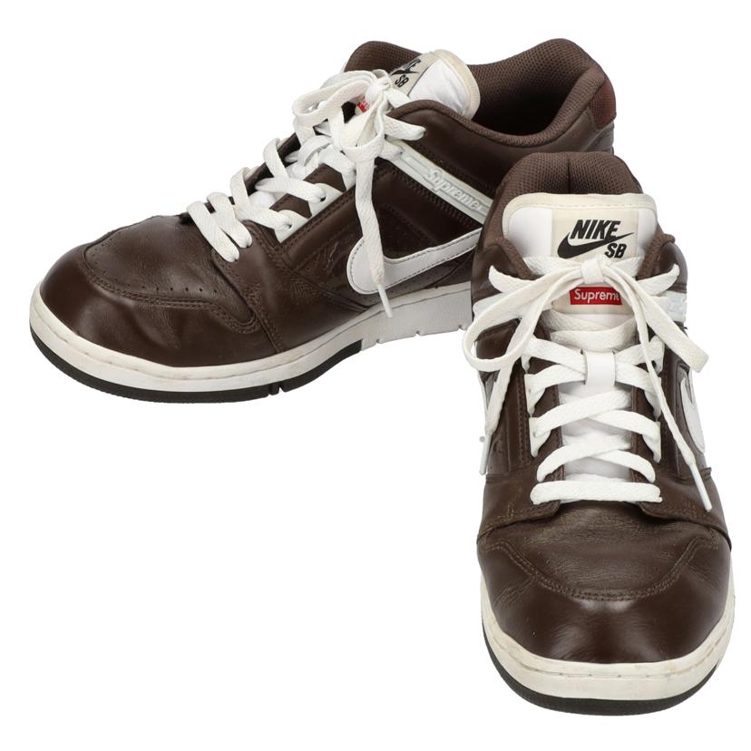 NIKE ナイキ/Supreme×Nike Air Force2 Baroque Brown/AB序列付ける/24【中古】