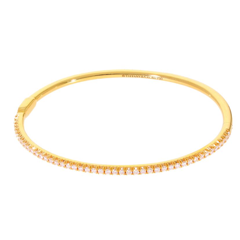 TIFFANY&Co. ティファニー/◎AU750メトロヒンジダイヤブレスレット/Aランク/59【中古】