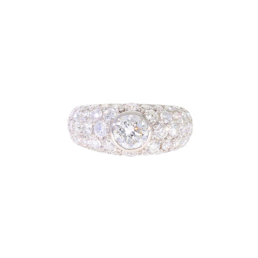 ◎PT900ダイヤリング1.008/2.432ct /Aランク/59【中古】